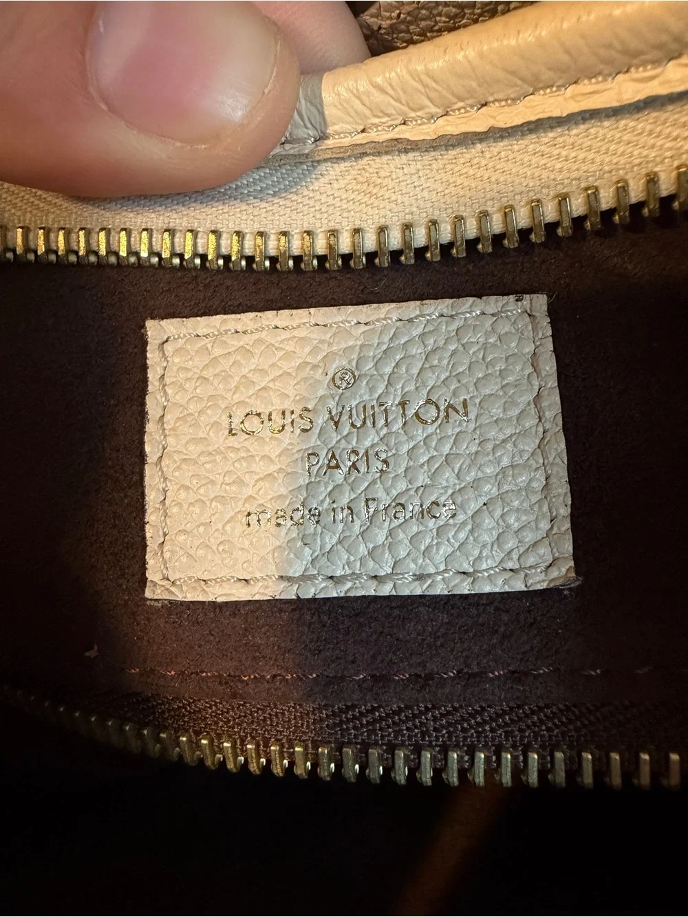 Louis Vuitton luxurious cream